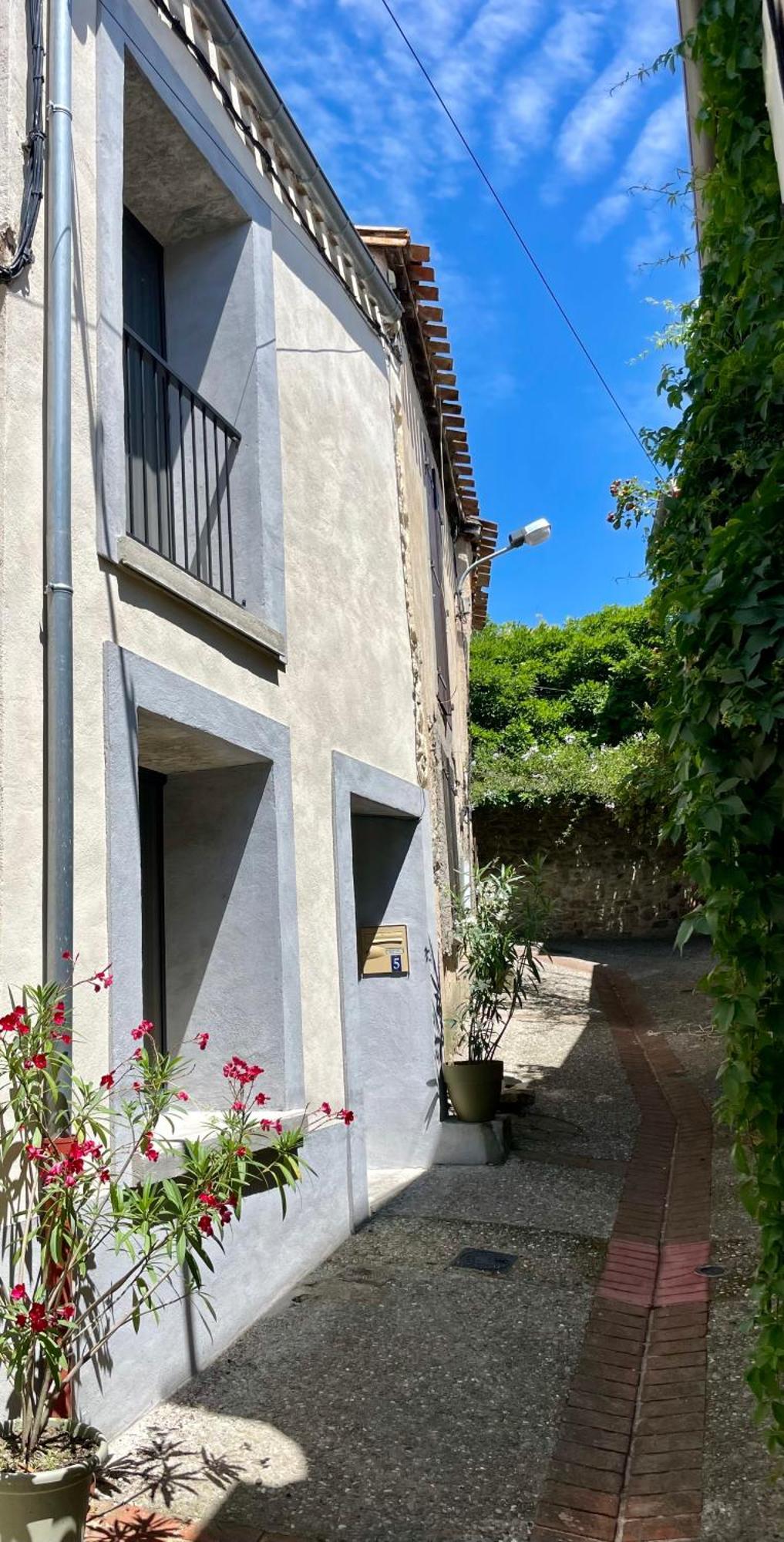 Entre Deux Rivieres Villa Montolieu Bagian luar foto