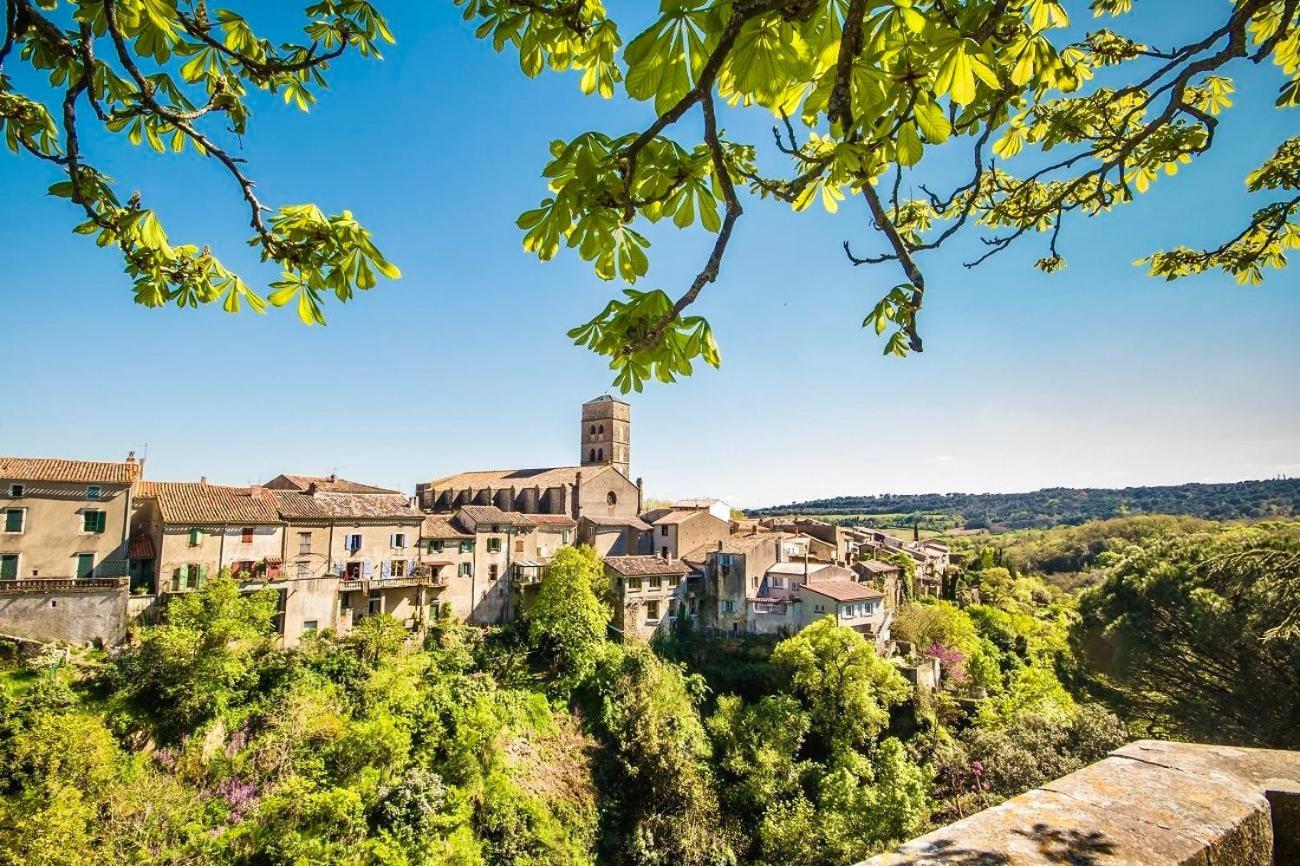 Entre Deux Rivieres Villa Montolieu Bagian luar foto